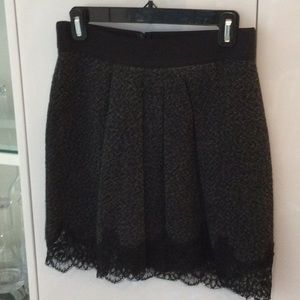 Teenflo wool and lace skirt.